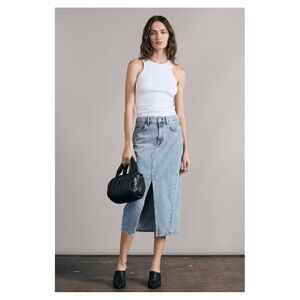 RAG & BONE • Pencil Splice Midi Skirt in Alisha